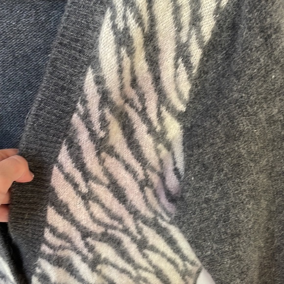 Vintage 90s Animal Print Cardigan - Picture 10 of 10